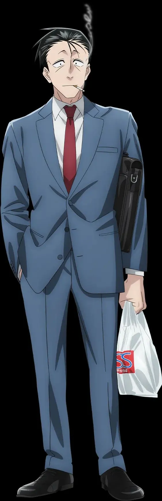 Characters in Smoking Behind the Supermarket with You
