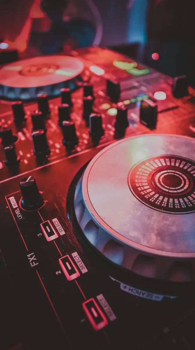 Dj turntable music wallpaper