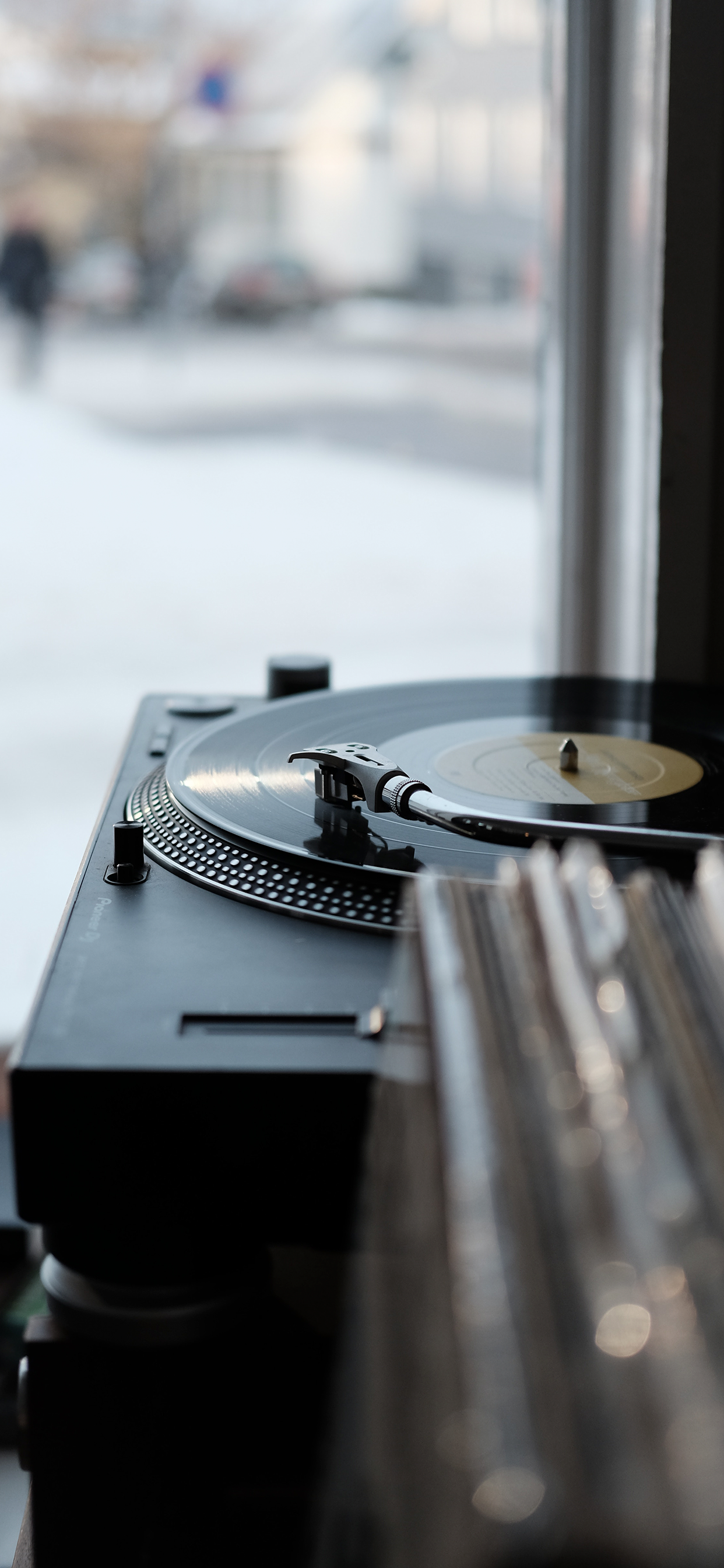 Turntable Wallpaper for iPhone 11, Pro Max, X, 8, 7, 6
