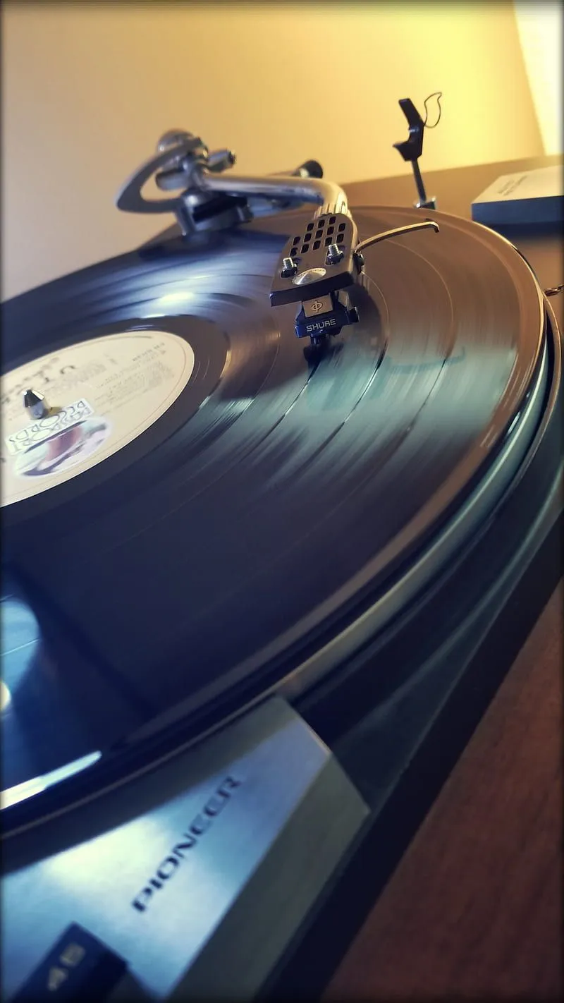 Vinylplay, music, record, record player, turntable, vintage, vinyl, HD phone wallpaper