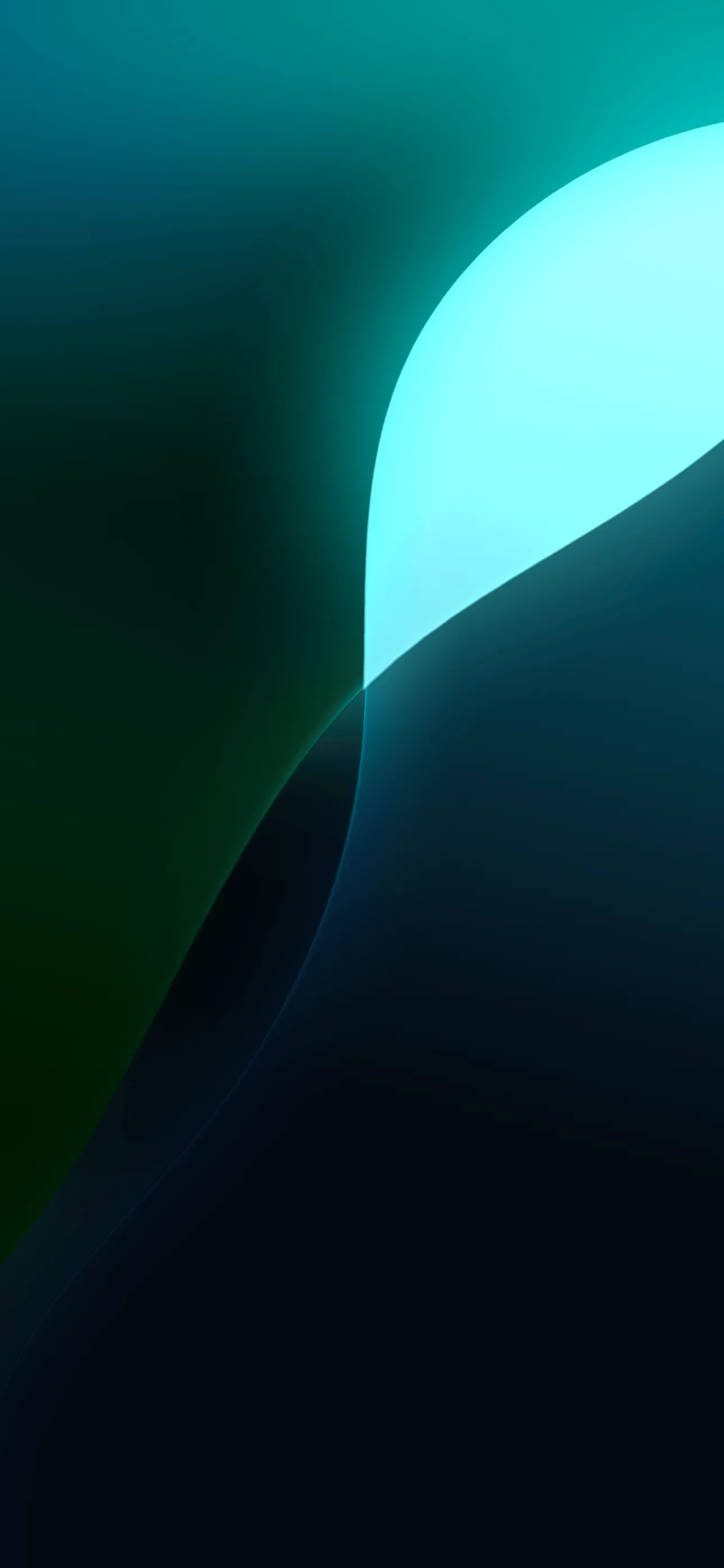 iOS 18 Wallpaper. Azure (Dark)