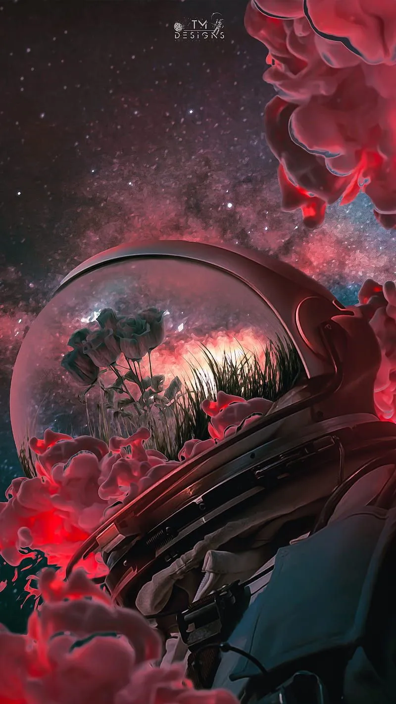 Heartbreak, astronaut, fiction, galaxy, marischabecker, science, scifi, space, HD phone wallpaper