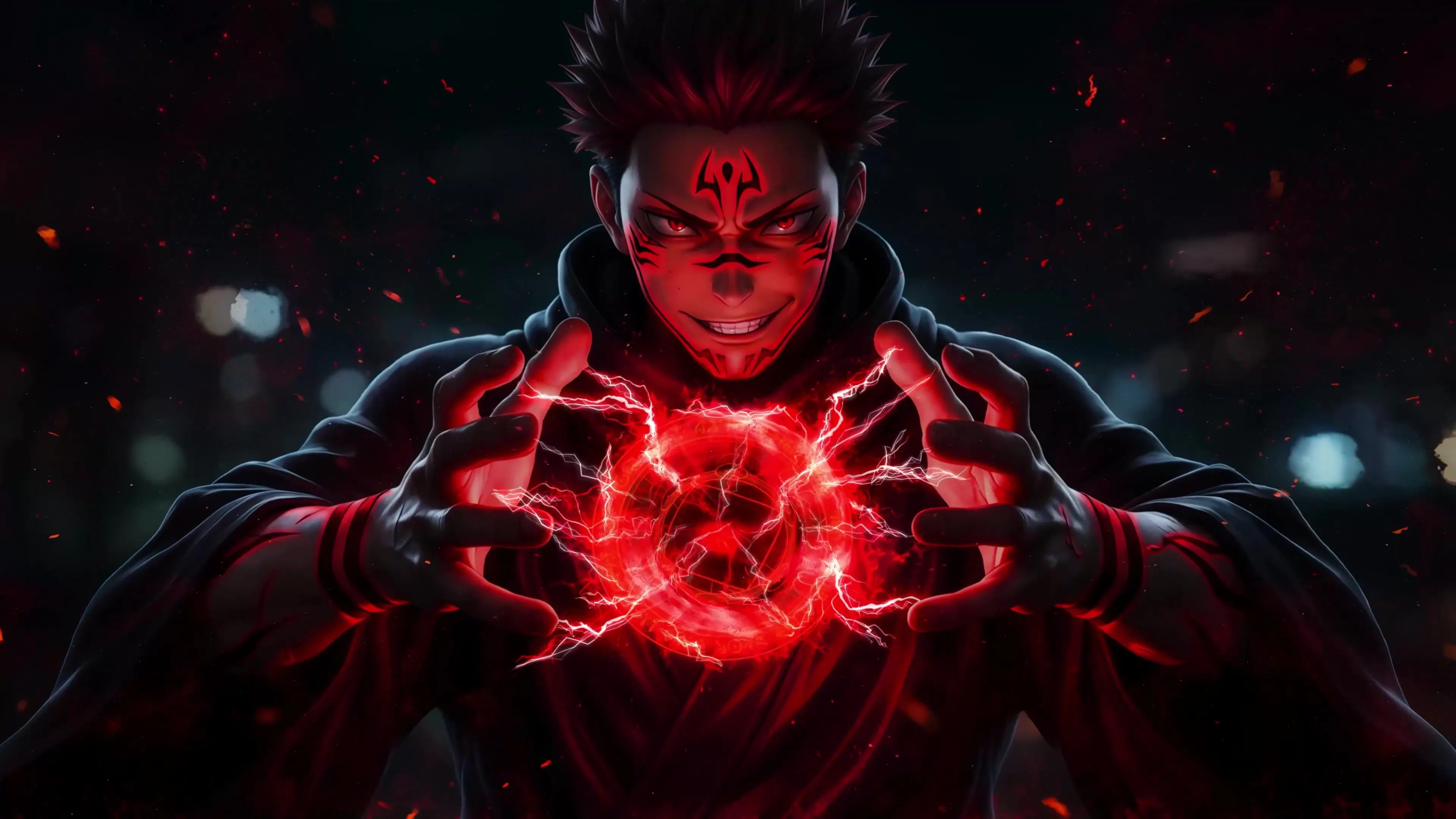 Sukuna Crimson Dominion Live Wallpaper