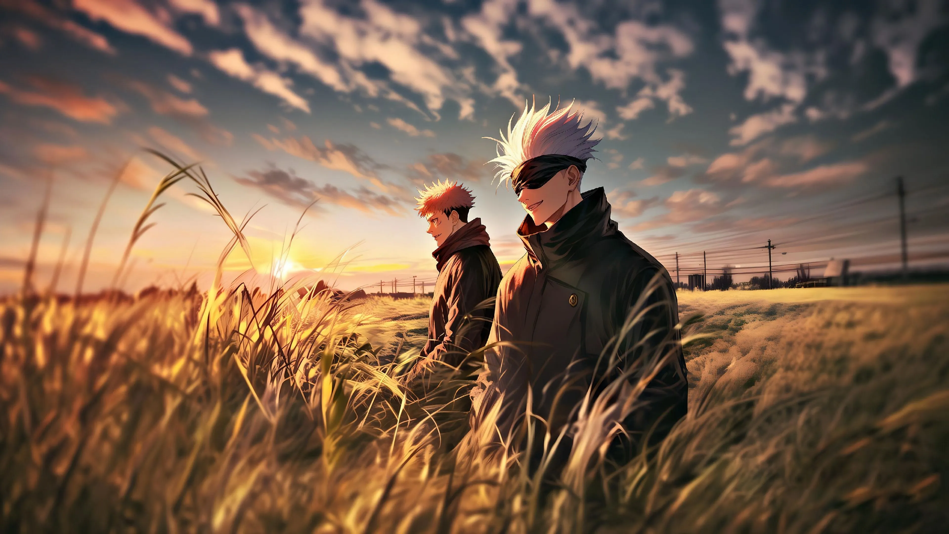 Sukuna Wallpaper 4K, Satoru Gojo, Jujutsu Kaisen, 5K