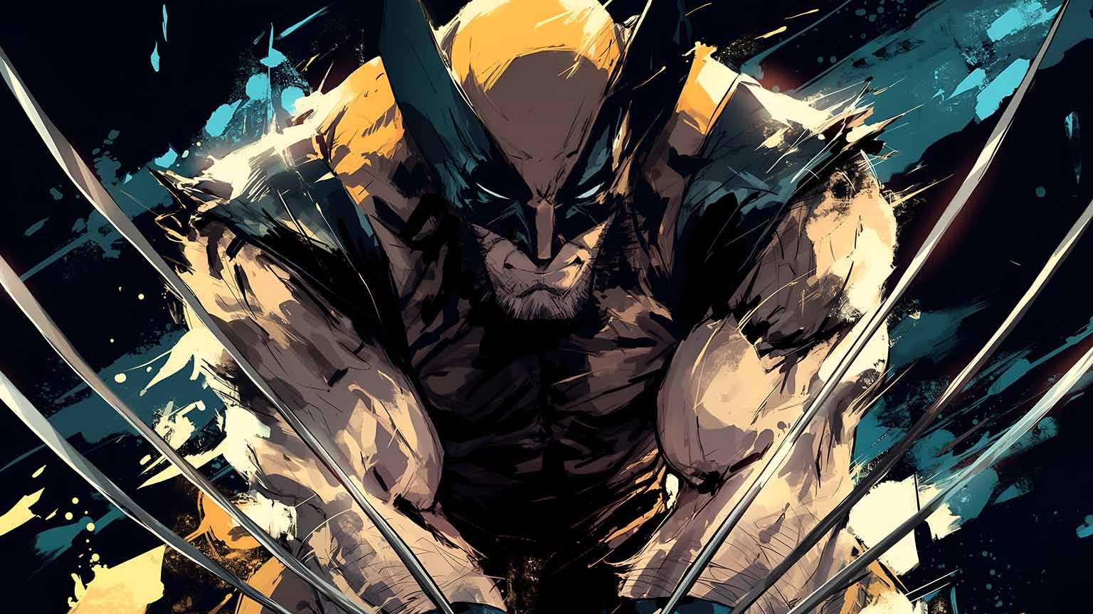 Free Marvel Wolverine Showing His Claws Desktop Wallpaper 4K
