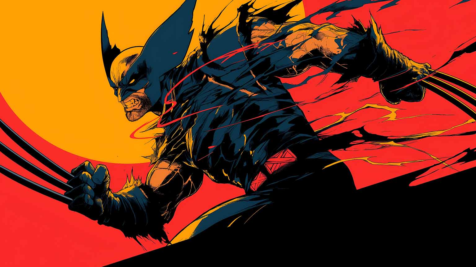 Free X Men Wolverine With His Claws Out Desktop Wallpaper
