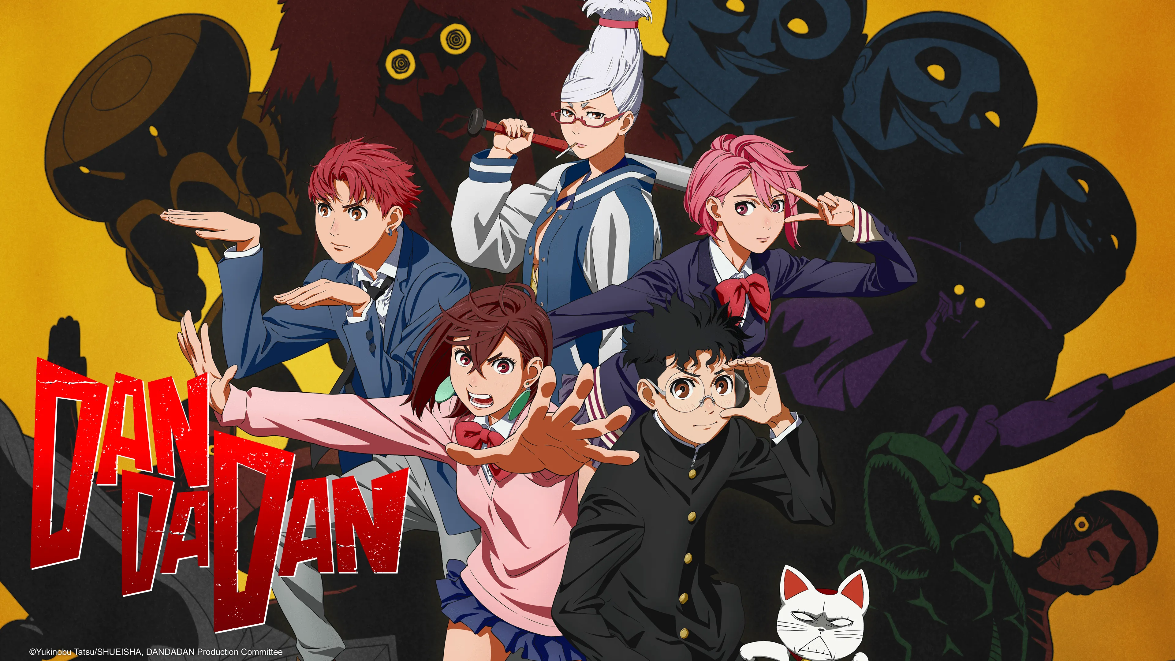 Dandadan Wallpaper 4K, Anime poster, Momo , Okarun