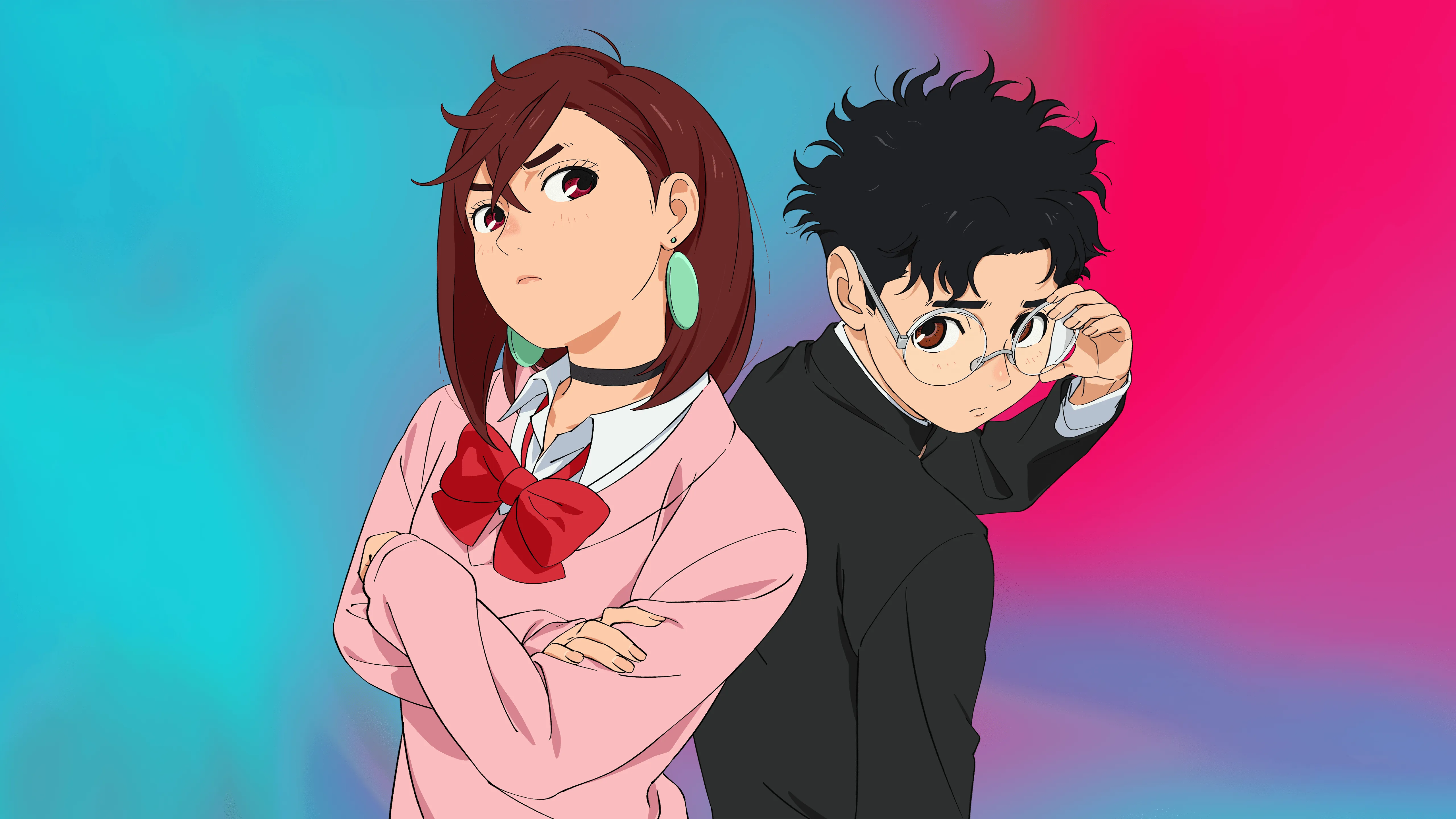 Momo (Dandadan) Wallpaper 4K, Ken Takakura, Dandadan, Season 2