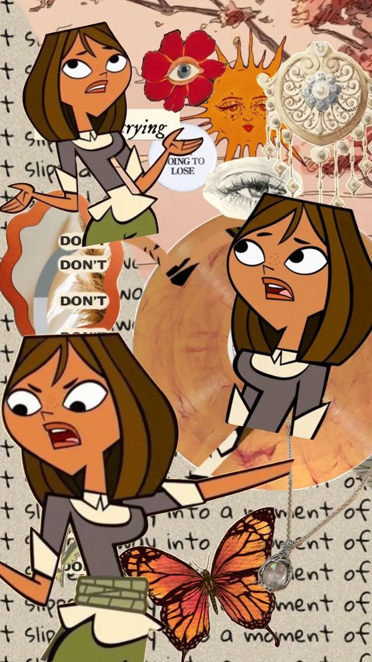 totaldrama #totaldramaisland #totaldramacourtney #wallpaper #moodboards # courtney #courtneytdi #aesthetic