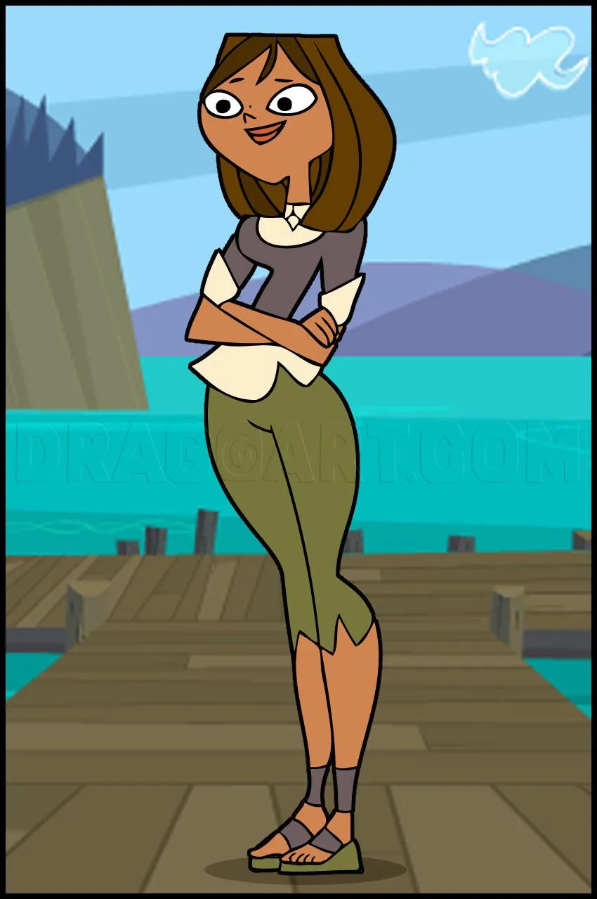 How To Draw Courtney From Total Drama Island, Drawing, Step