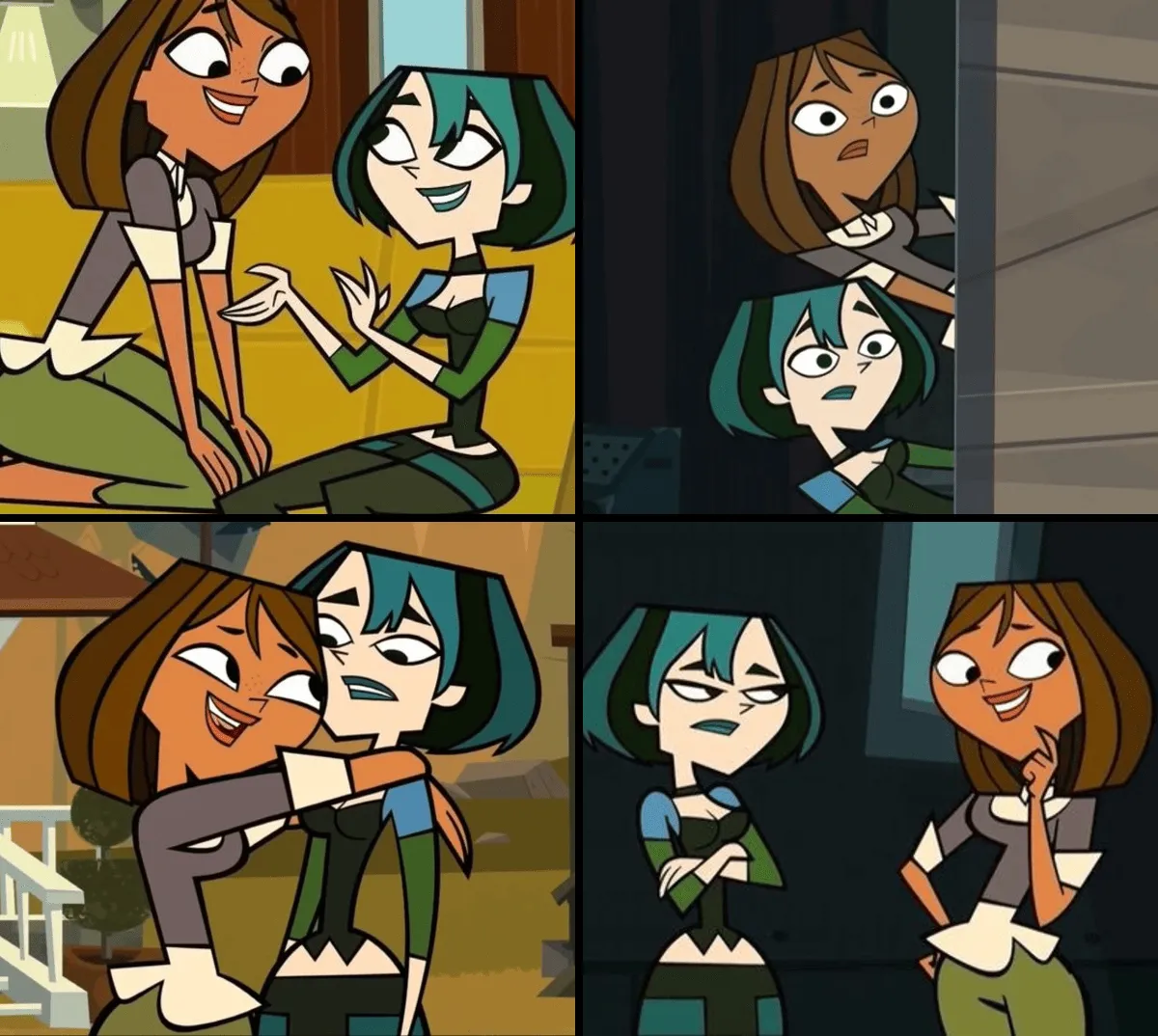daily total drama love's most loved total drama ship is Gwen x Courtney! (Gwourtney)