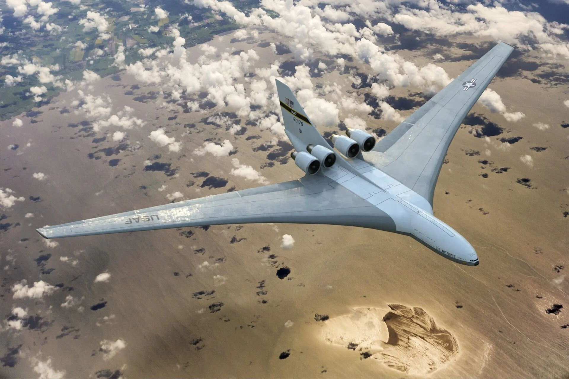 Lockheed CL 1201 Nuclear Powered Aircraft 3D Model