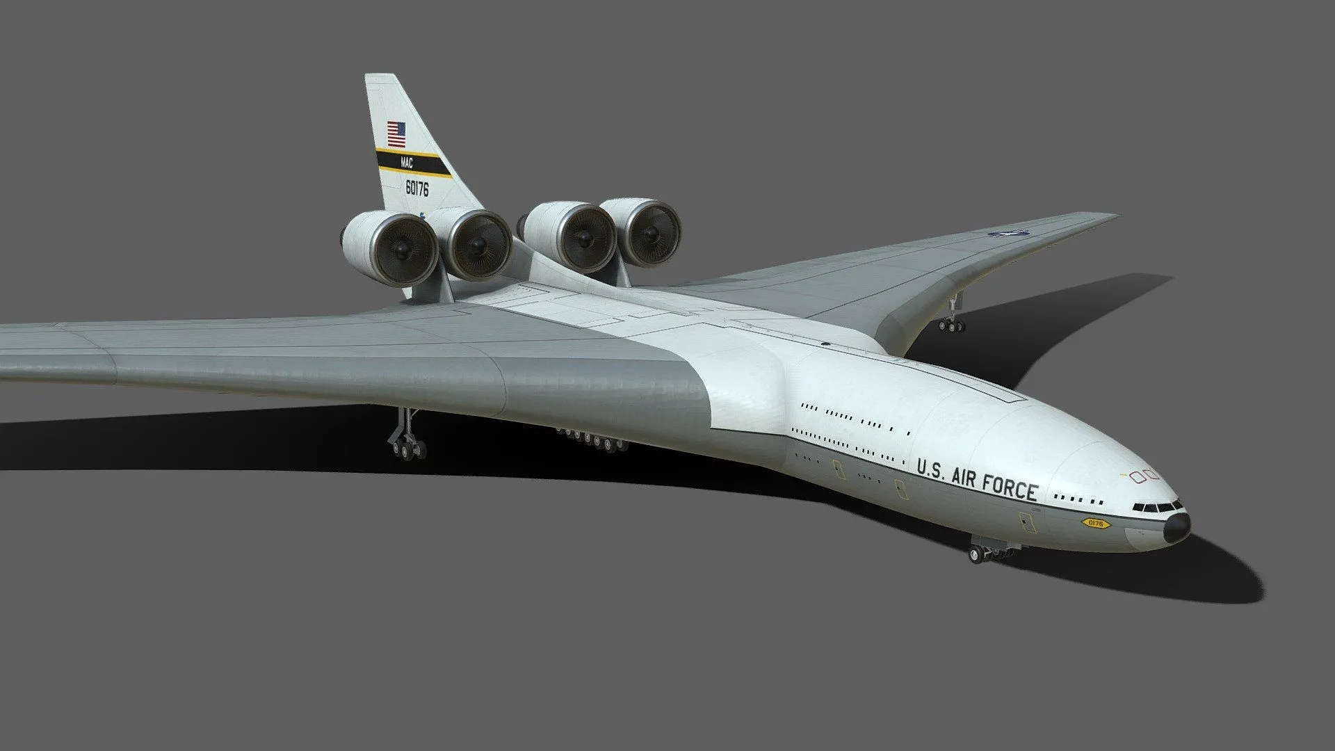 Lockheed CL 1201 Nuclear Powered Aircraft Model By Tim Samedov [3c1d040]