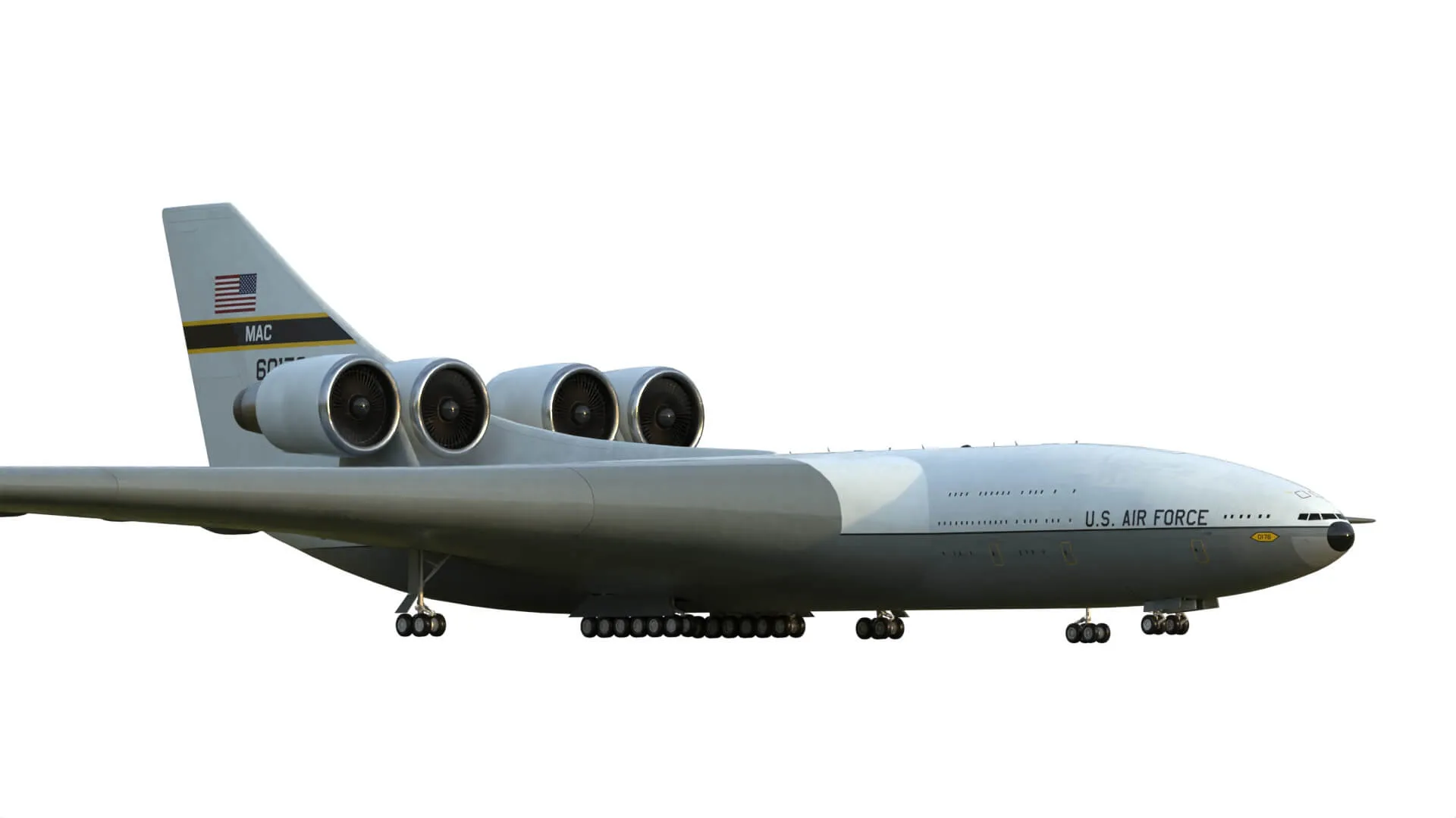 Lockheed CL 1201 Nuclear Powered Aircraft 3D Model