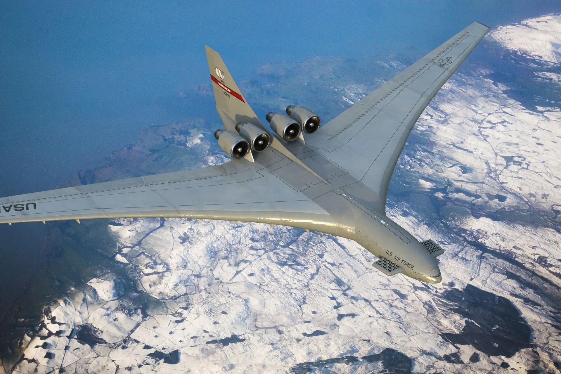 Lockheed CL 1201 Nuclear Powered Aircraft 3D Model