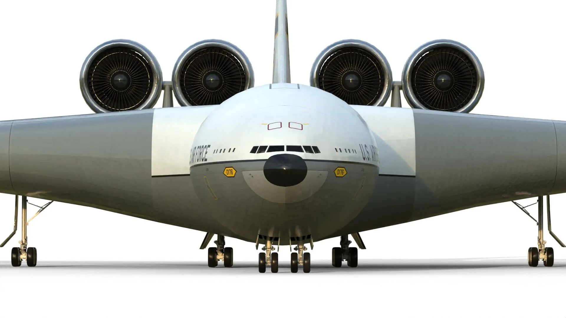 Lockheed CL 1201 Nuclear Powered Aircraft 3D Model