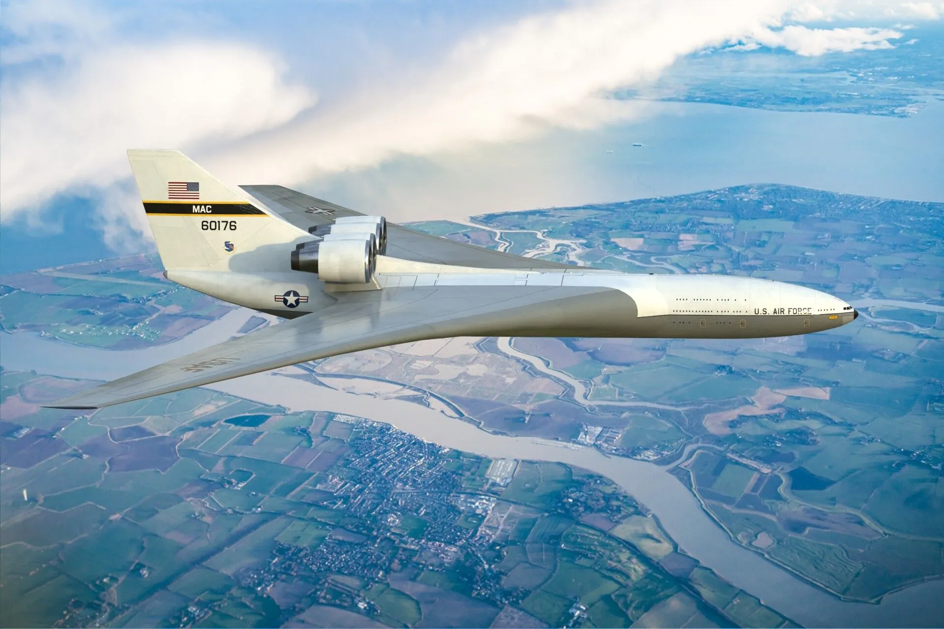 Lockheed CL 1201 Nuclear Powered Aircraft 3D Model