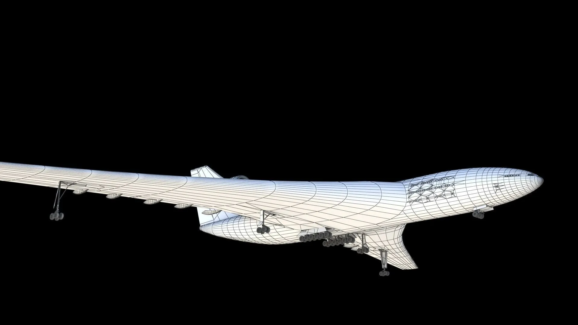 Lockheed CL 1201 Nuclear Powered Aircraft 3D Model