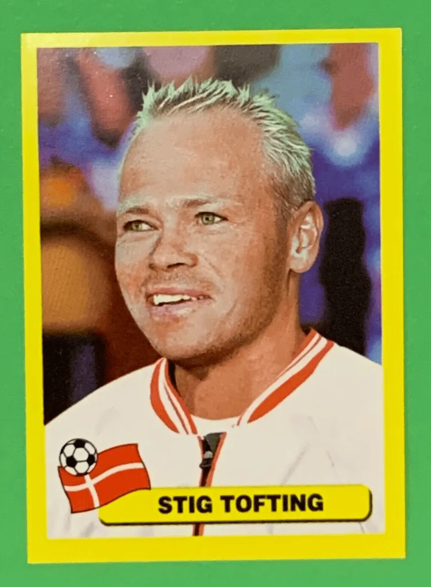 Navarrete Korea Japan World Cup FIFA Face STICKER STIG TOFTING DENMARK