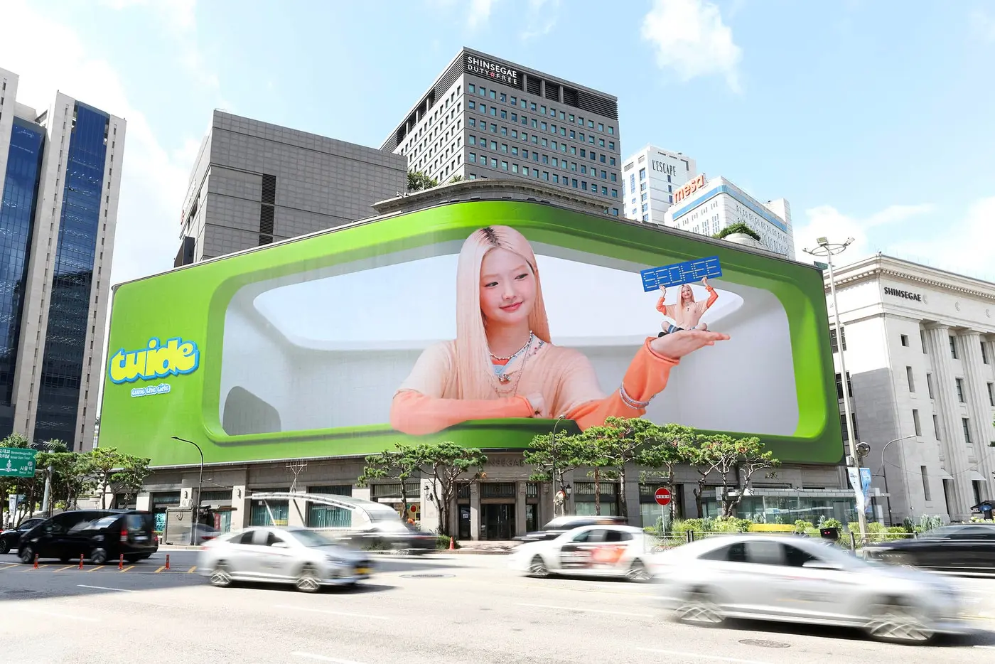 New K Pop Girl Group TUIDE Debuts With Stunning Music Video At Shinsegae Square