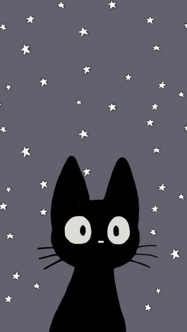 Jiji with stars from Kiki's Delivery Service