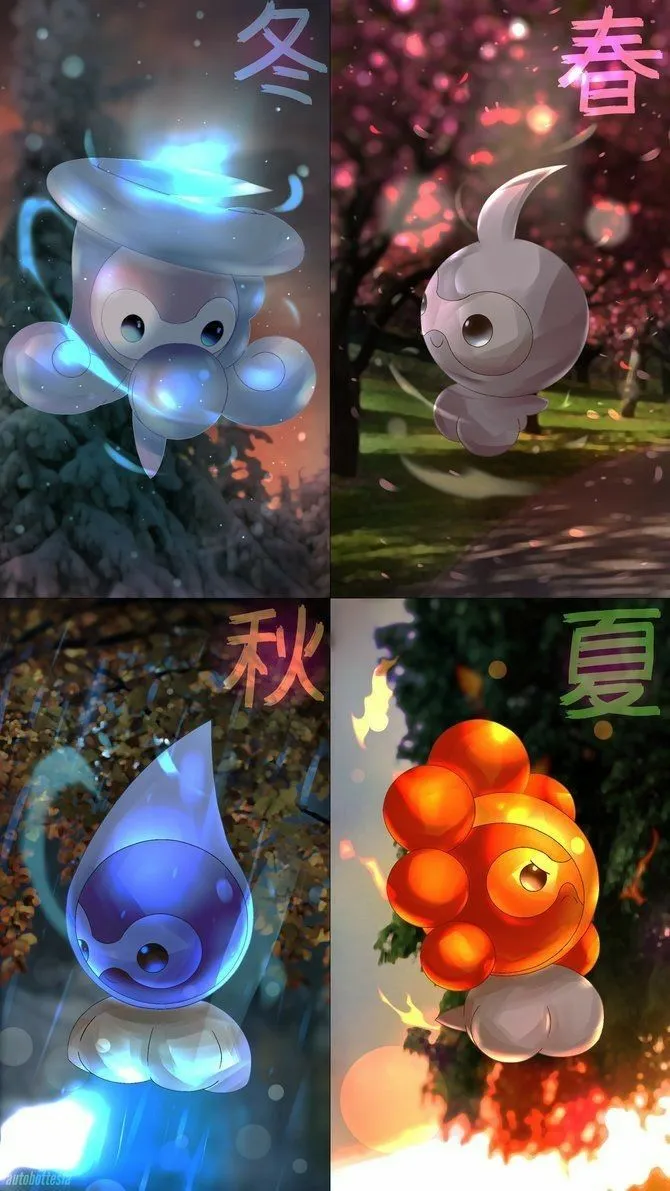 Castform wallpaper. Elements of pokemon, Pokémon art, New pokémon