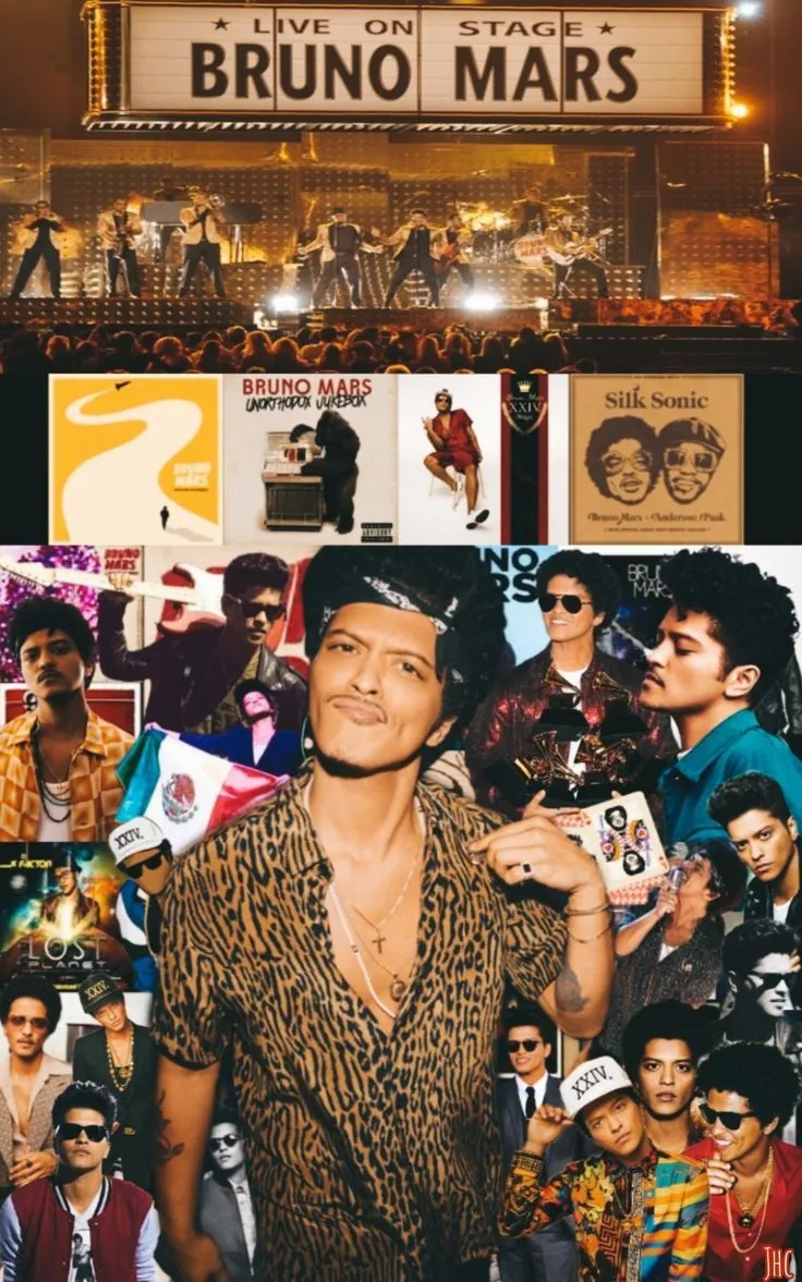 Bruno Mars collage