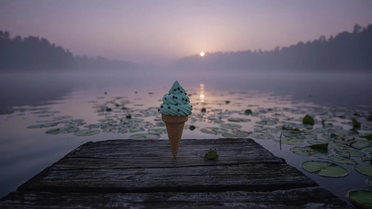 Mint Chocolate Chip Ice Cream Image and Background for Free Download