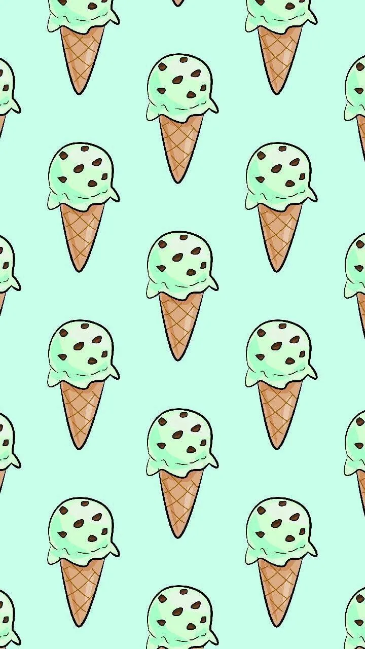 Download Mint Green Ice Cream Wallpaper
