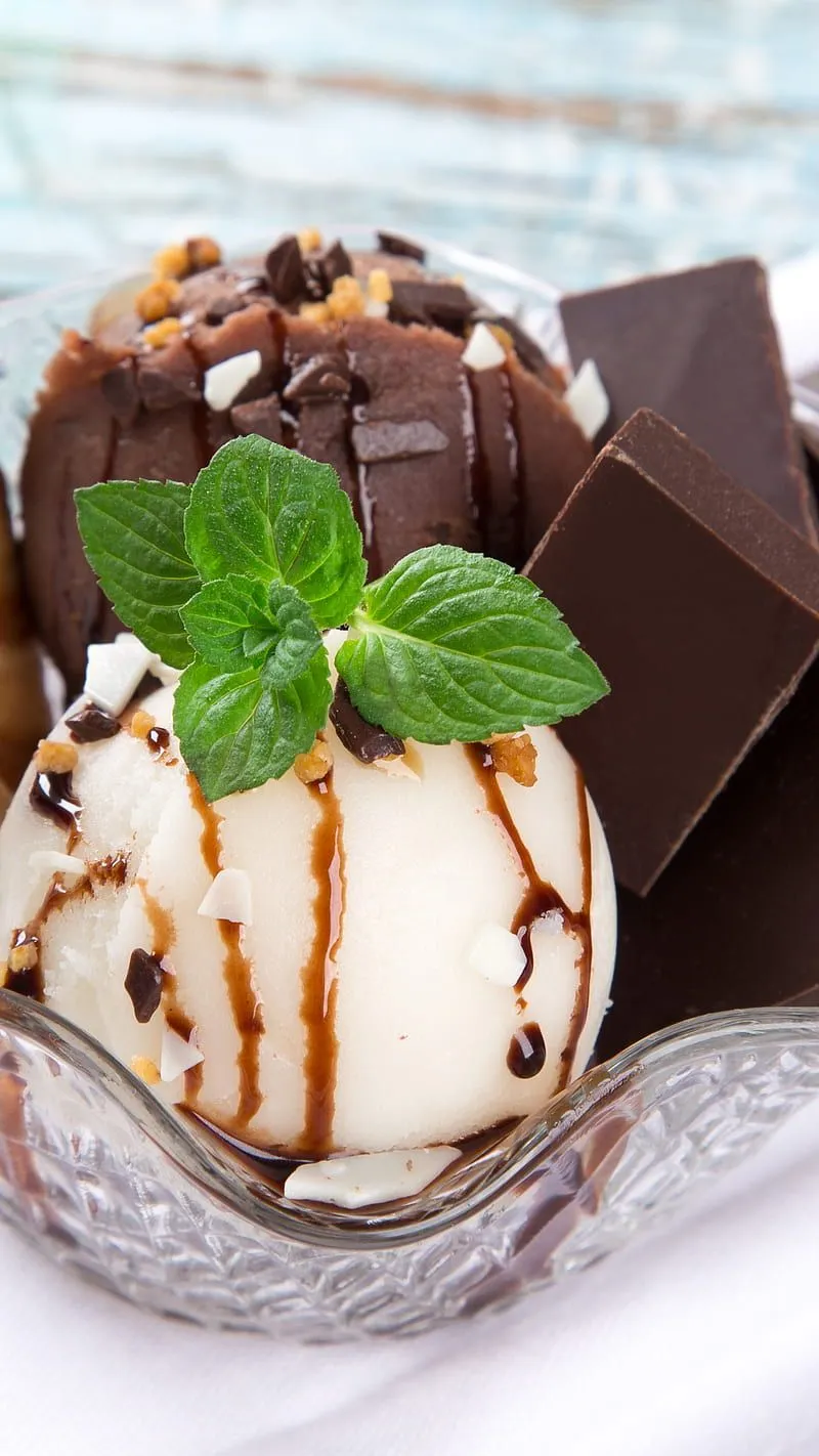 HD mint ice cream wallpaper