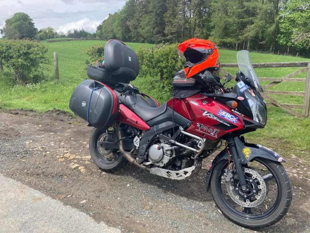 Suzuki Vstrom- My Suzuki Vstrom DL650 Bones Motorcycles
