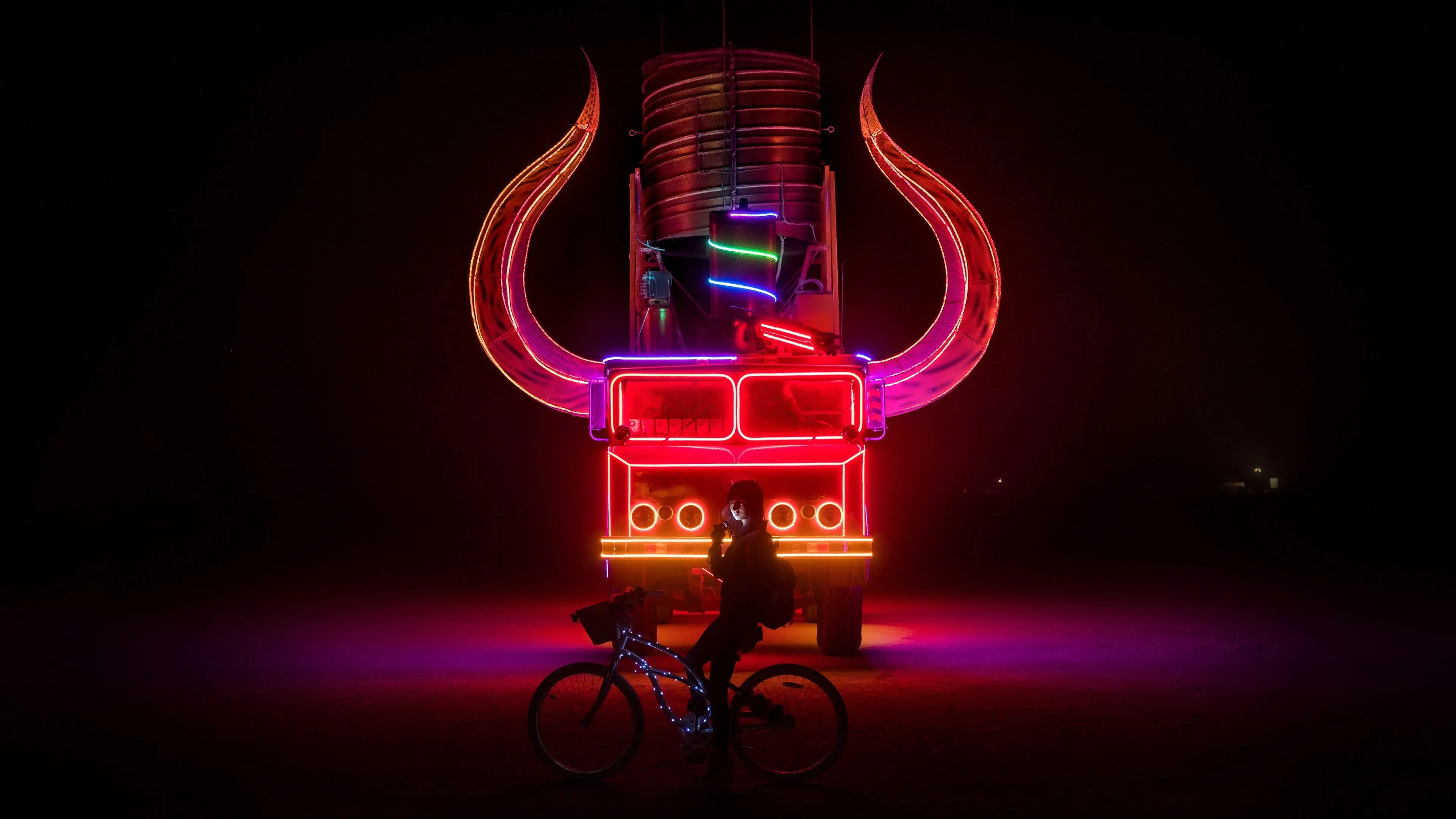 Neon Truck Wallpaper 45651