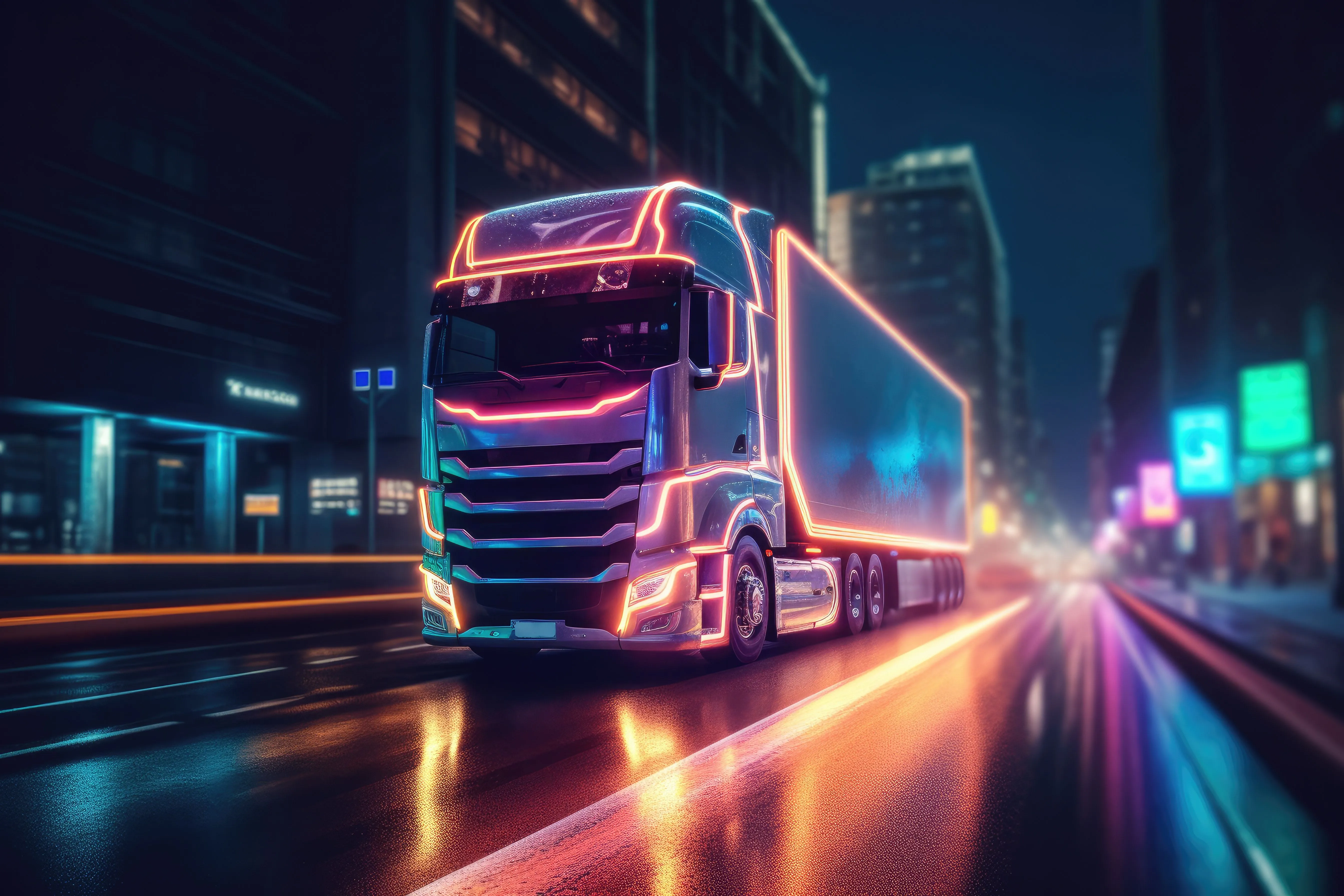 European Truck Image. Free Image, Background and Wallpaper