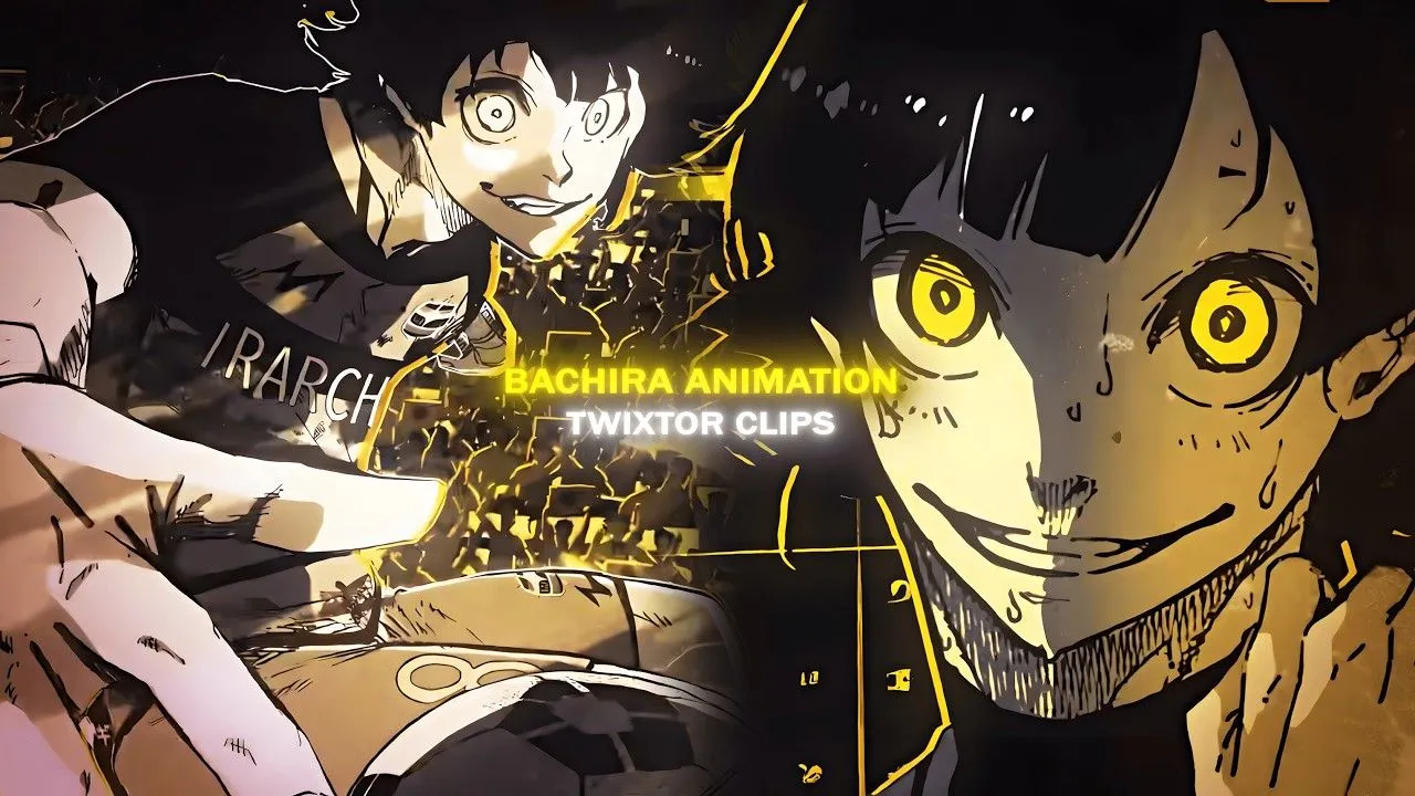 Meguru Bachira Manga Animation. Clips For Edit