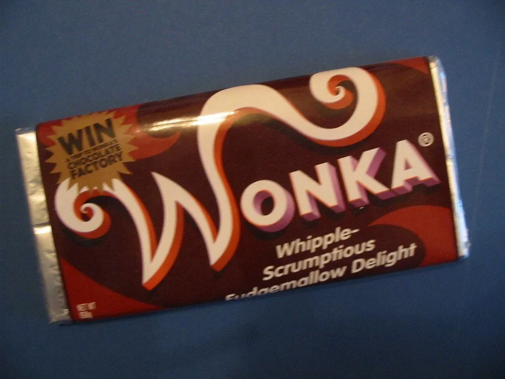 CHARLIE AND THE CHOCOLATE FACTORY WONKA BAR. This is an ori
