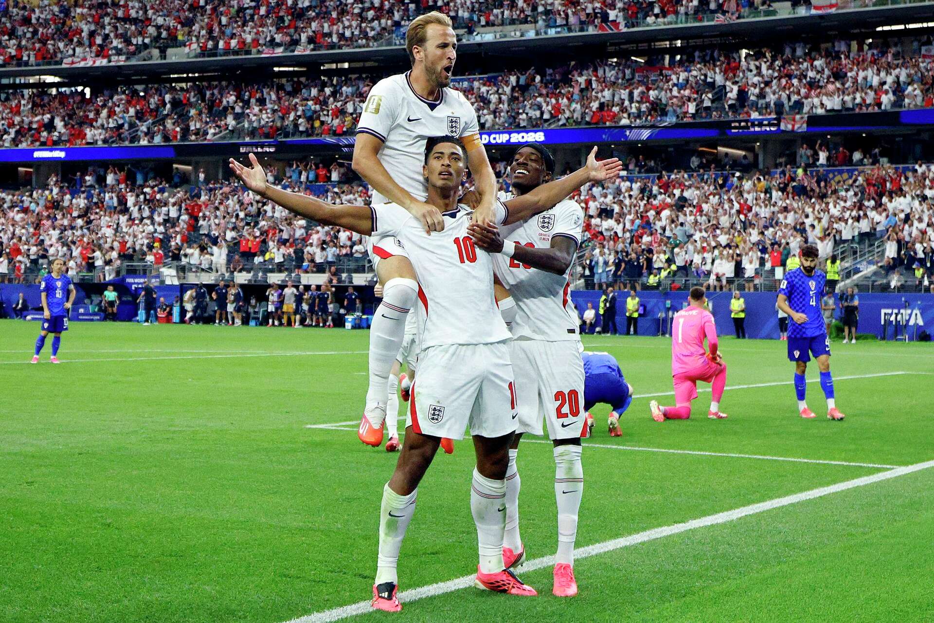England defeats Croation in FIFA World Cup match in North Texas