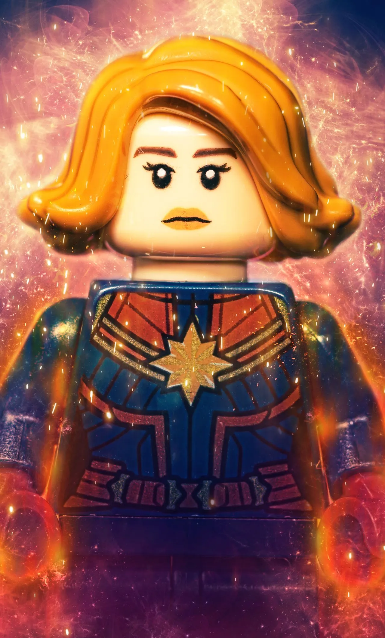 Captain Marvel Lego 4k iPhone , HD 4k Wallpaper, Image, Background, Photos and Picture
