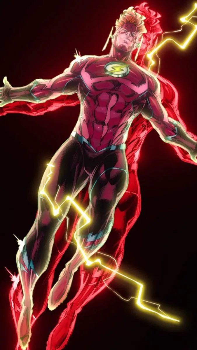 The flash icons. The flash wallpaper, Wally west pose, Flash variants