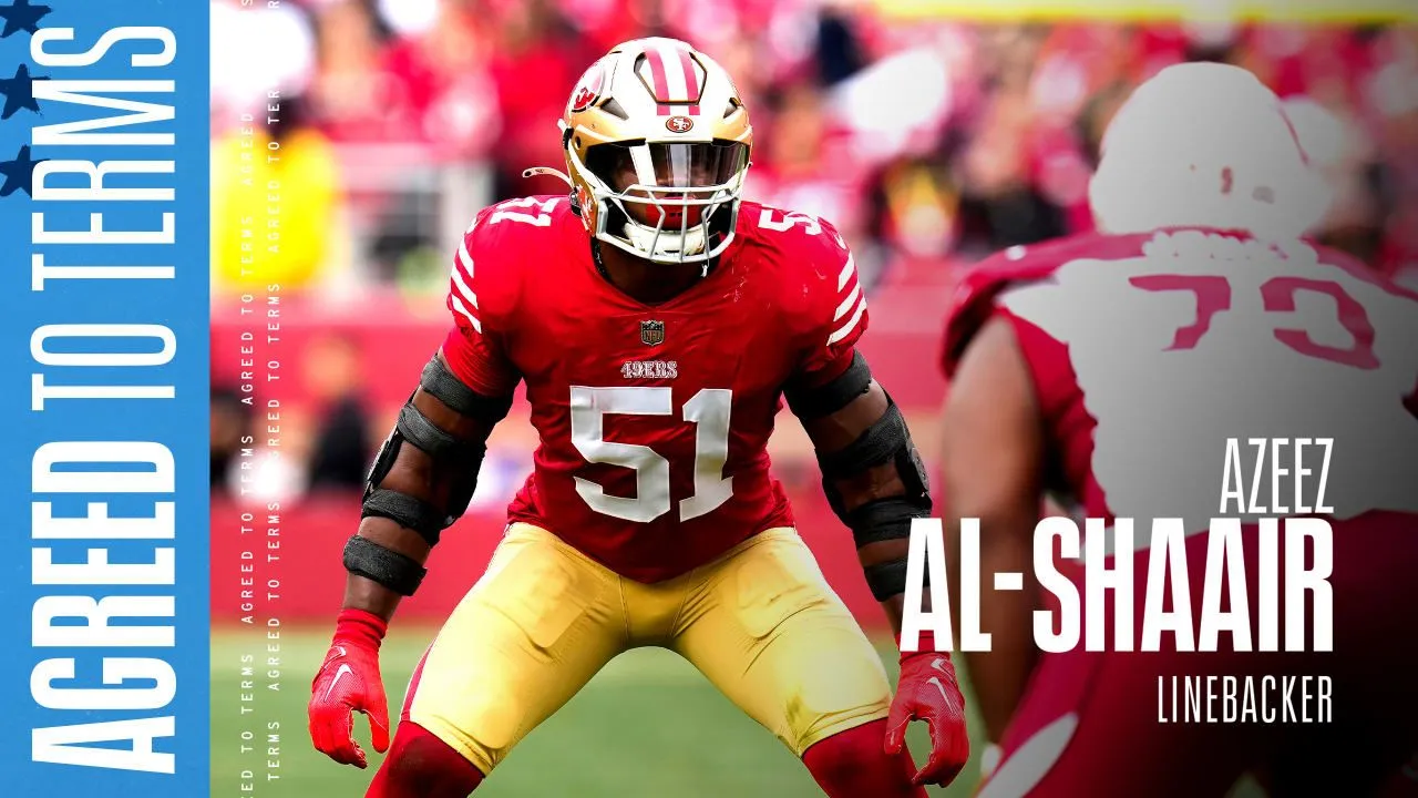 Titans Agree To Terms With Former 49ers LB Azeez Al Shaair