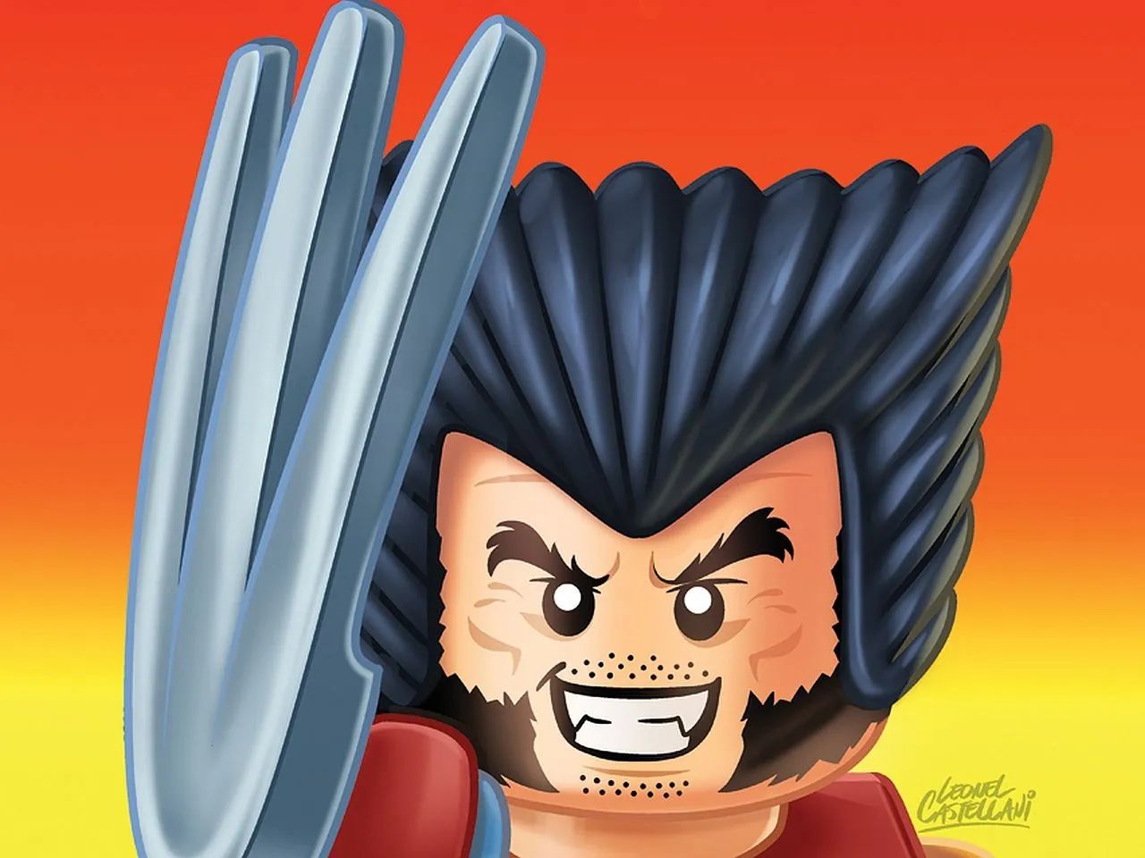 Desktop wallpaper: Comics, Wolverine, Lego Marvel Super Heroes, Logan James Howlett 4K free download for PC. 1475281