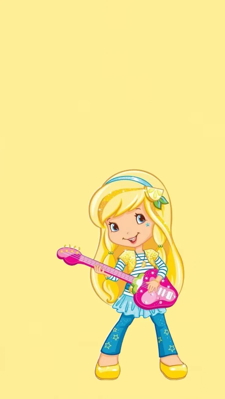 Lemon meringue strawberry shortcake drawing. Lemon meringue strawberry shortcake wallpaper, Cute happy, Cute