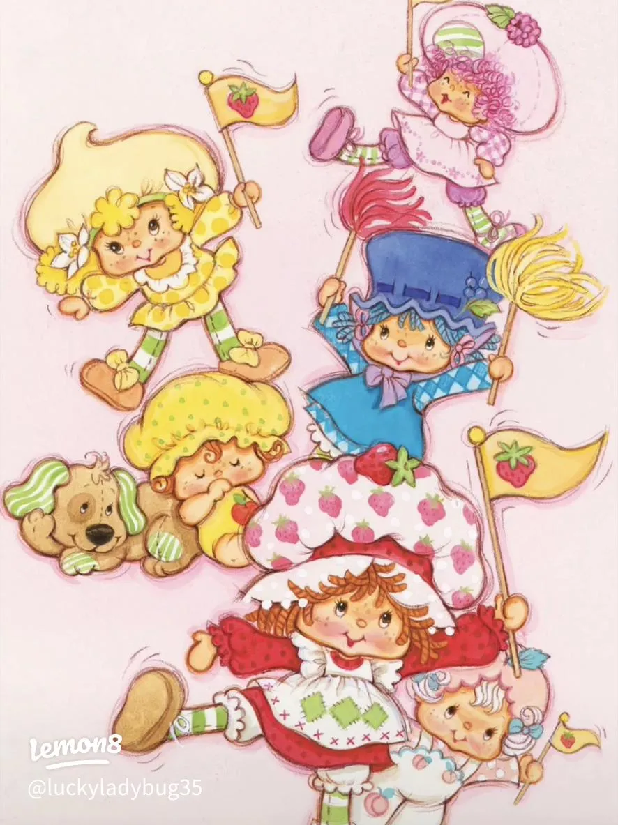 Charming Strawberry Shortcake Wallpaper to Brighten Your Screen