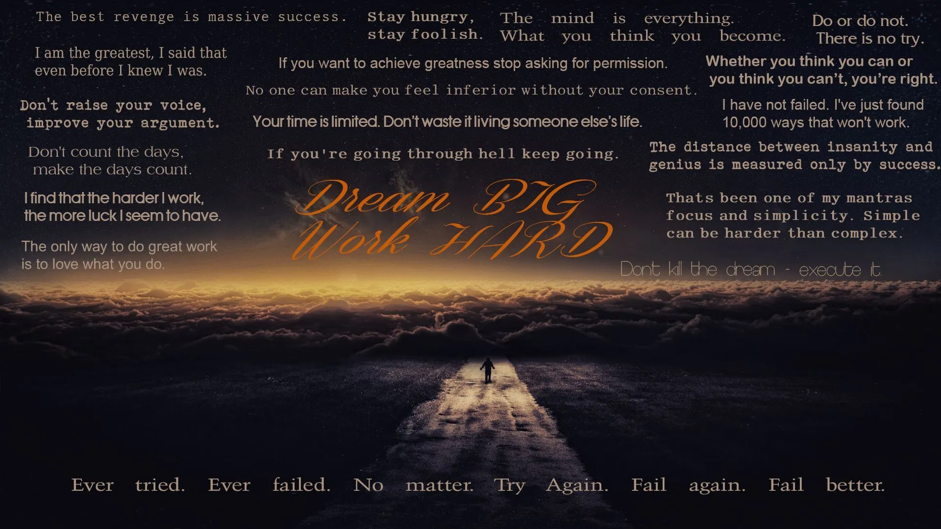 Free Motivational 4K Wallpaper & Desktop HD Background for PC
