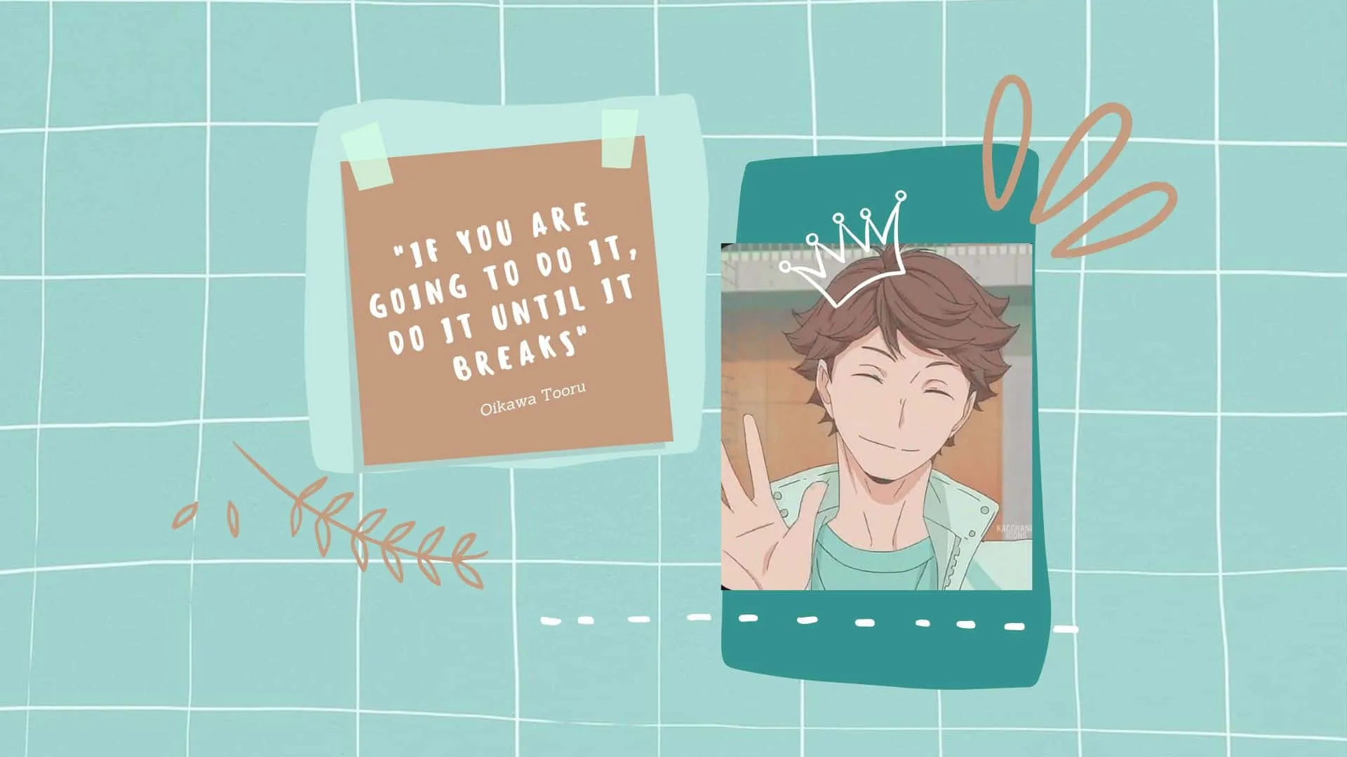 Download Enjoy the beauty of the gameplay with Haikyuu Aesthetic Desktop Wallpaper
