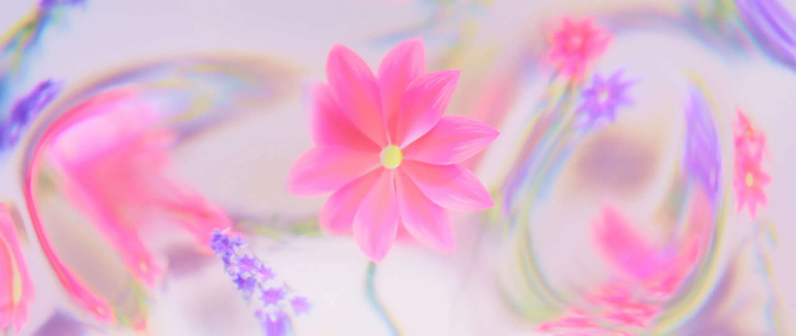 Dreamy Wallpaper 4K, Abstract flower, Luminous