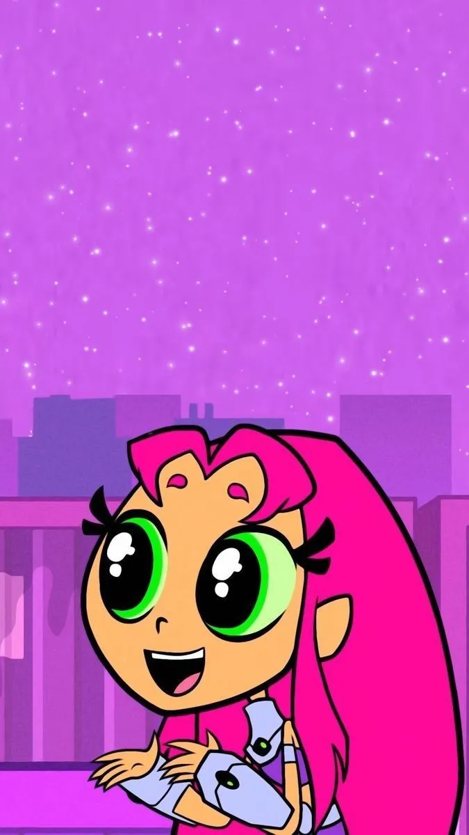 Star fire wallpaper aesthetic. Starfire teen titans 80s, Starfire background, Teen titans go starfire