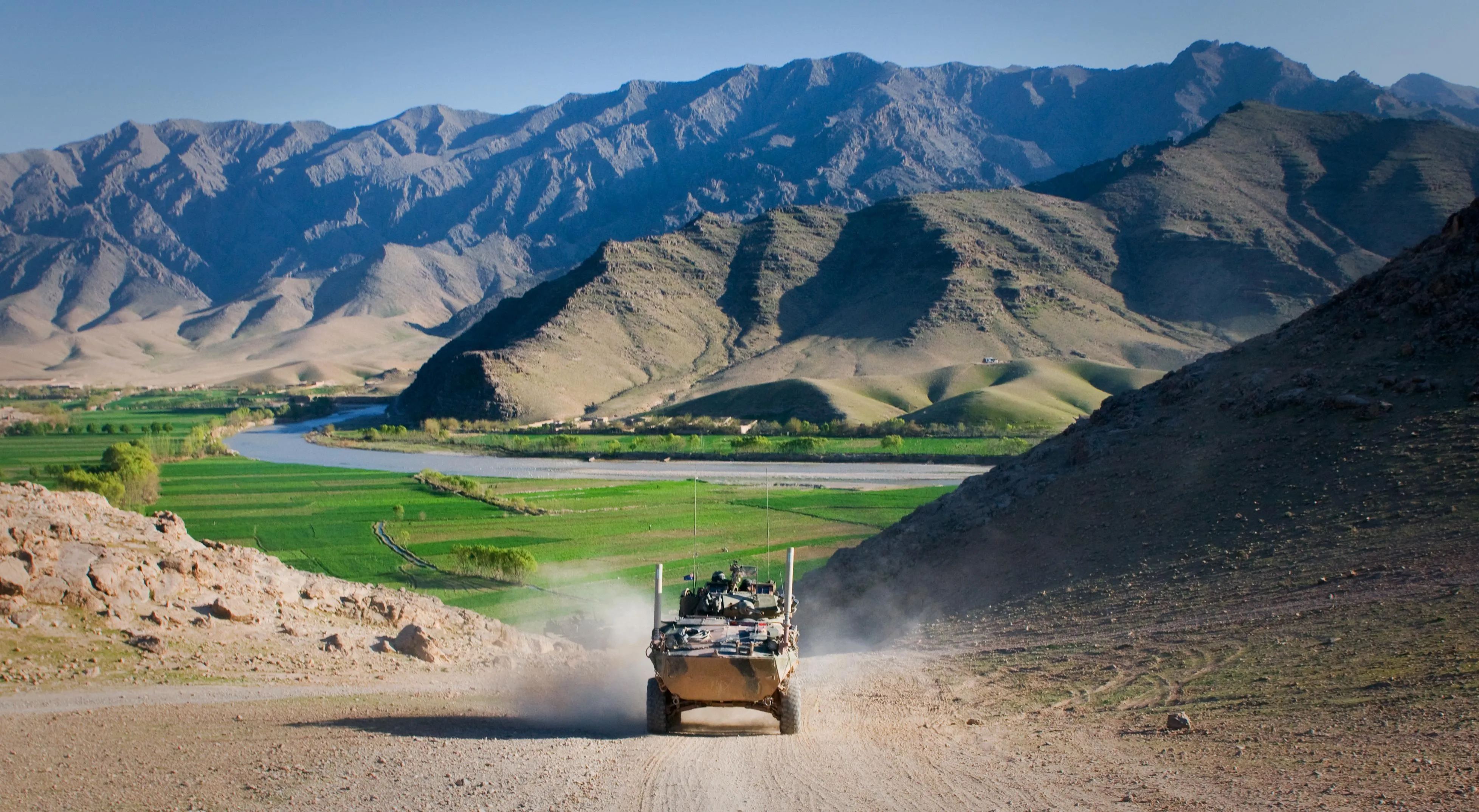 ASLAV in Afghanistan during early