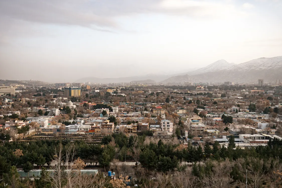 Aerial View of Kabul, Afghanistan Cityscape · Free