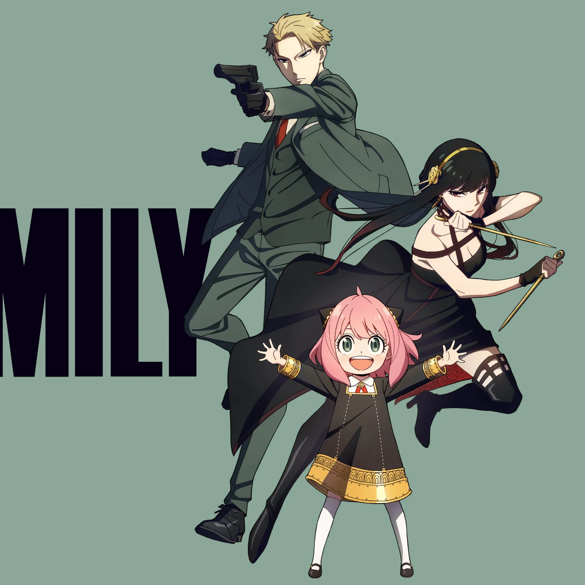 Spy x Family Wallpaper 4K, Poster, Loid Forger, Anya Forger