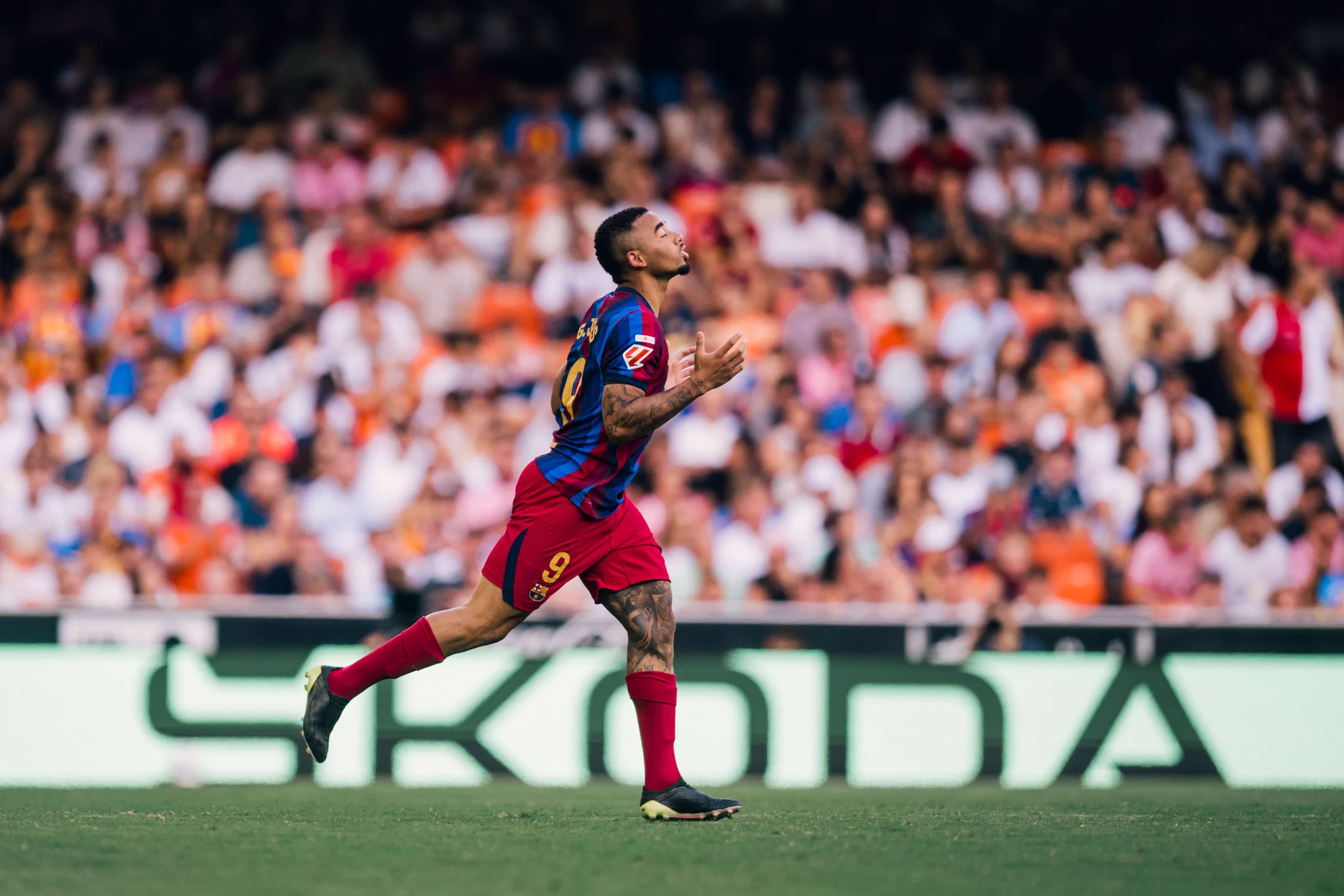 FC Barcelona for the books. Gabriel Jesus made his Barça debut on Sept 6